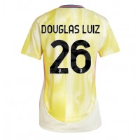 Juventus Douglas Luiz #26 Fußballbekleidung Auswärtstrikot Damen 2024-25 Kurzarm